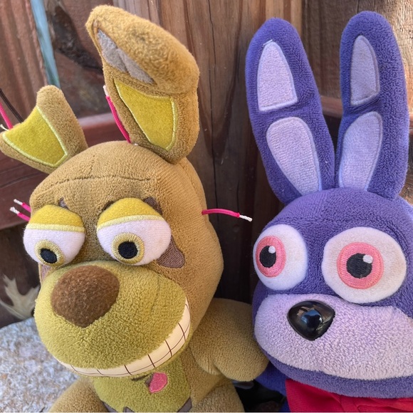 Funko Five Nights At Freddy's Nightmare Fazbear & Springtrap Plushes FNAF 2016 - Picture 2 of 4